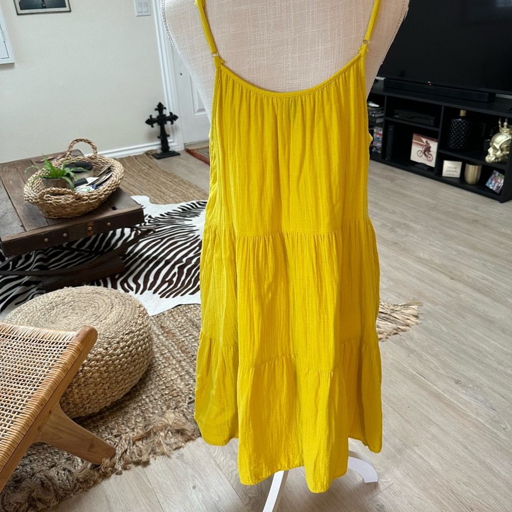 Yellow sundress with pockets
